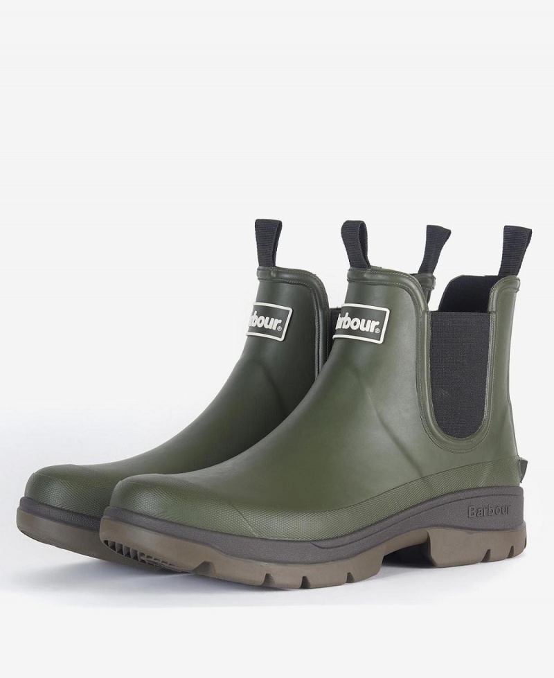 Chaussure Barbour Nimbus Wellingtons Homme Vert Olive | France_BAR16292