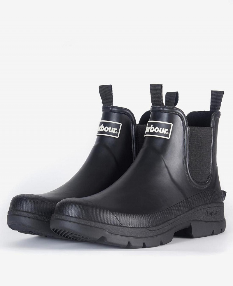 Chaussure Barbour Nimbus Wellingtons Homme Noir | France_BAR67267