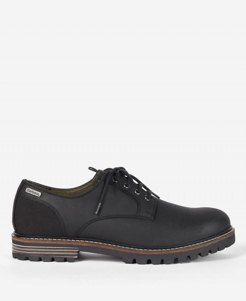 Chaussure Barbour Sandstone Derby Shoes Homme Noir | France_BAR57508