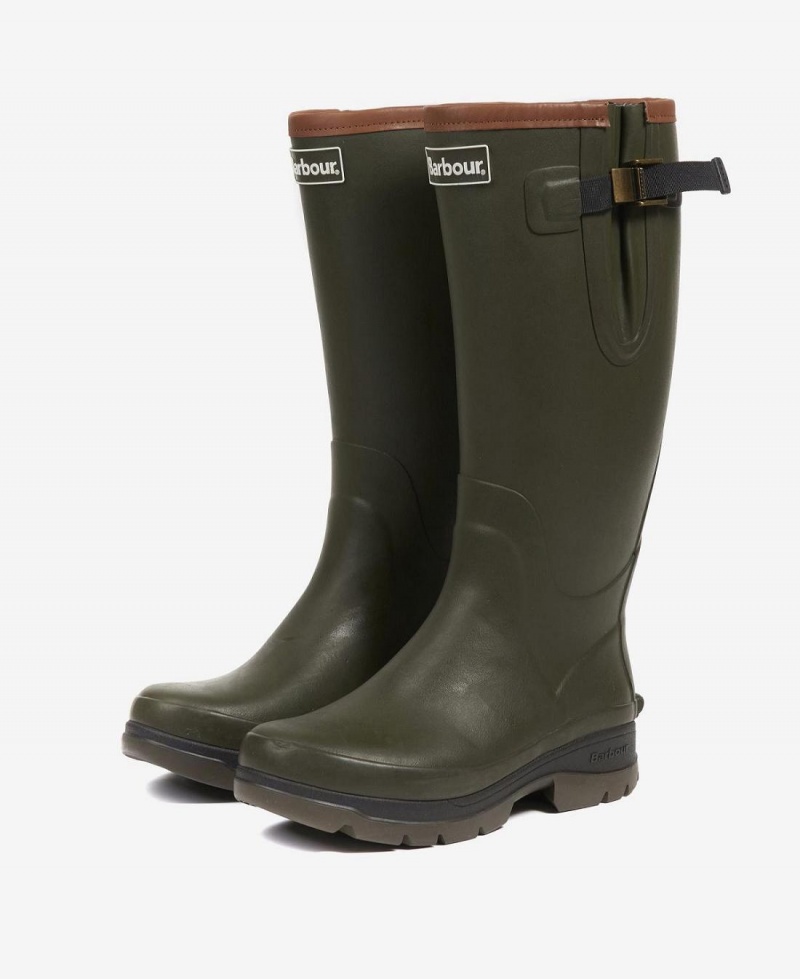 Chaussure Barbour Tempest Wellingtons Homme Vert Olive | France_BAR21522