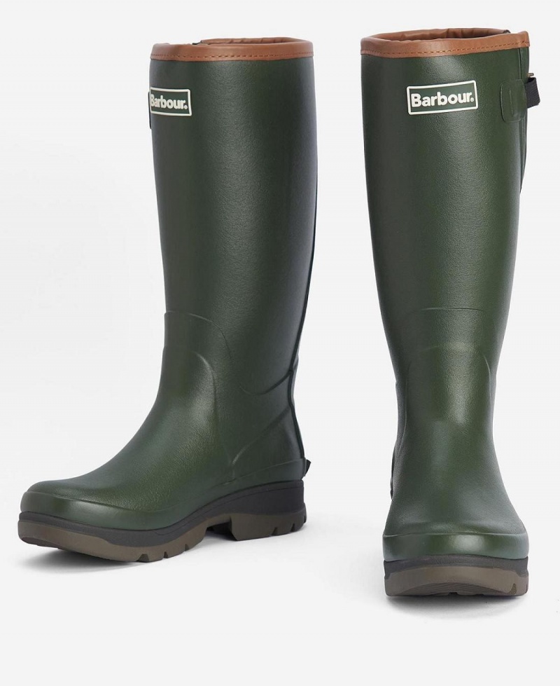 Chaussure Barbour Tempest Wellingtons Homme Vert Olive | France_BAR21522