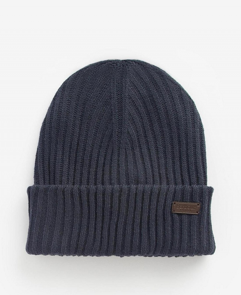 Echarpes Barbour Crimdon Beanie & Gift Set Homme Bleu | France_BAR50023