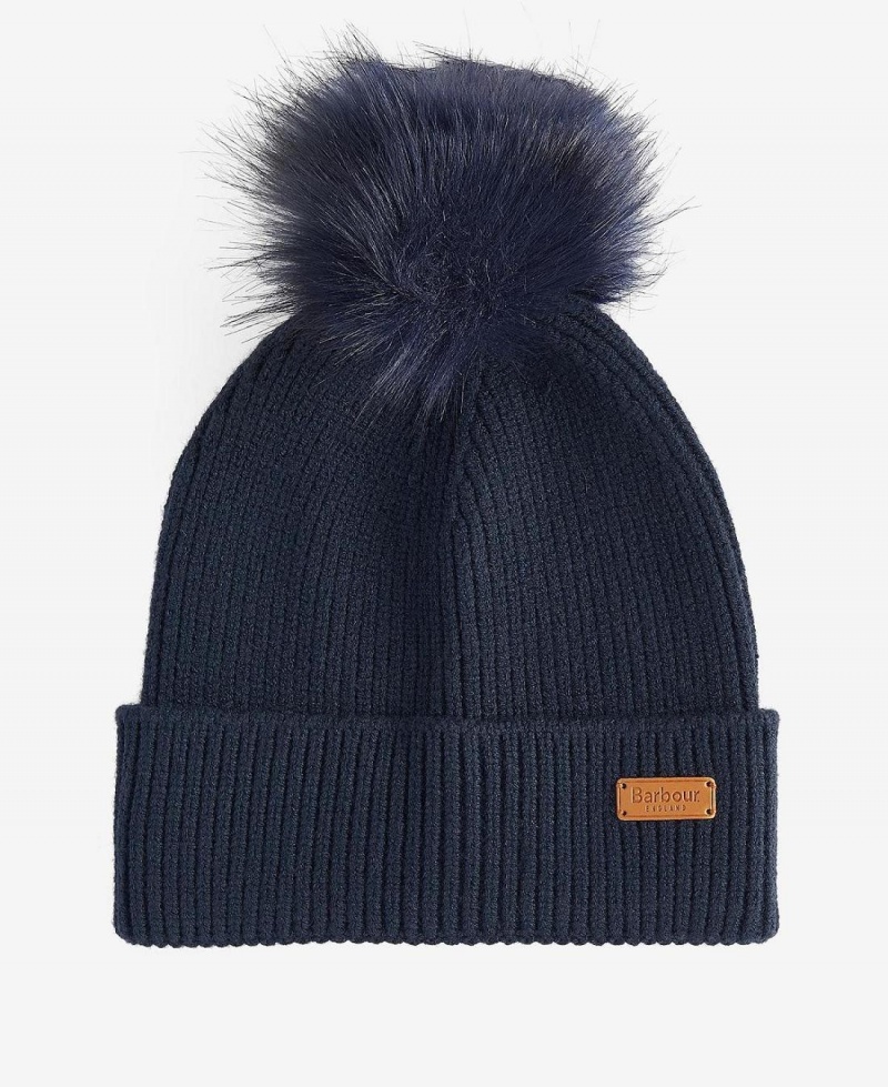 Echarpes Barbour Dover Beanie & Hailes Gift Set Femme Bleu | France_BAR34934