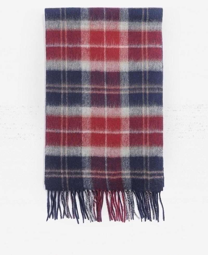 Echarpes Barbour Galston Tartan Homme Rouge | France_BAR21620