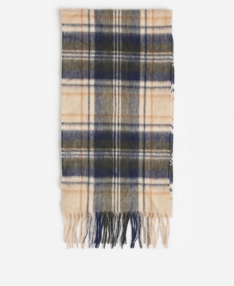 Echarpes Barbour New Check Tartan Homme Beige | France_BAR30587