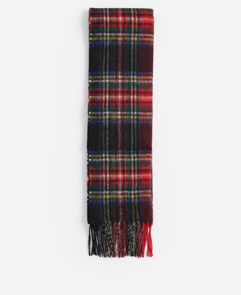 Echarpes Barbour New Check Tartan Homme Noir | France_BAR30253