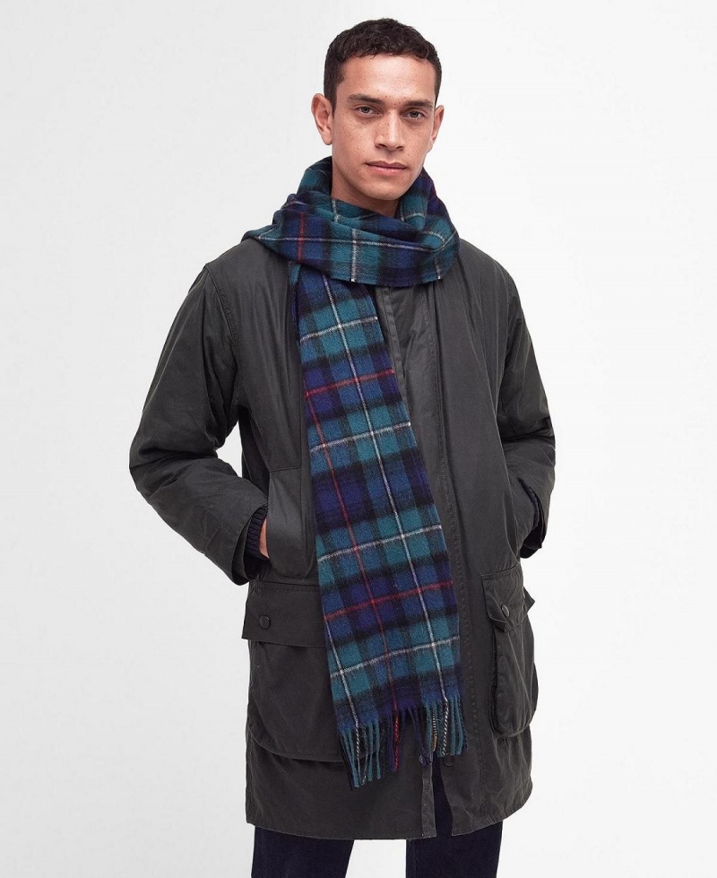 Echarpes Barbour New Check Tartan Homme Vert | France_BAR42366