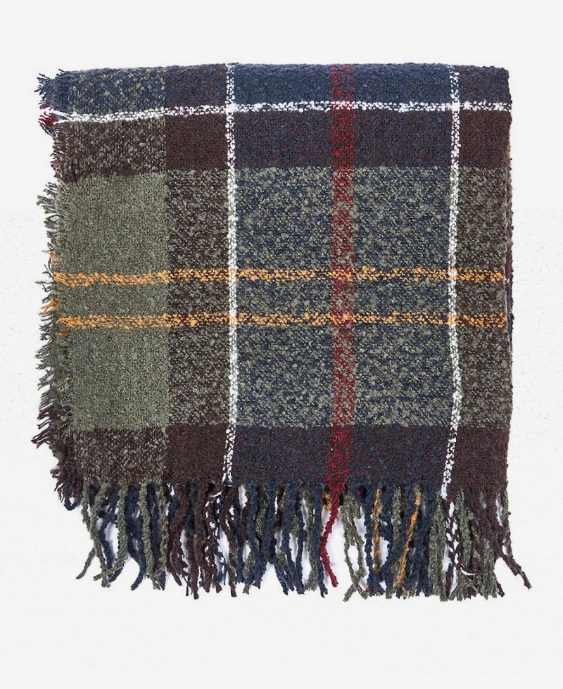 Echarpes Barbour Tartan Boucle Femme Multicolore | France_BAR91786