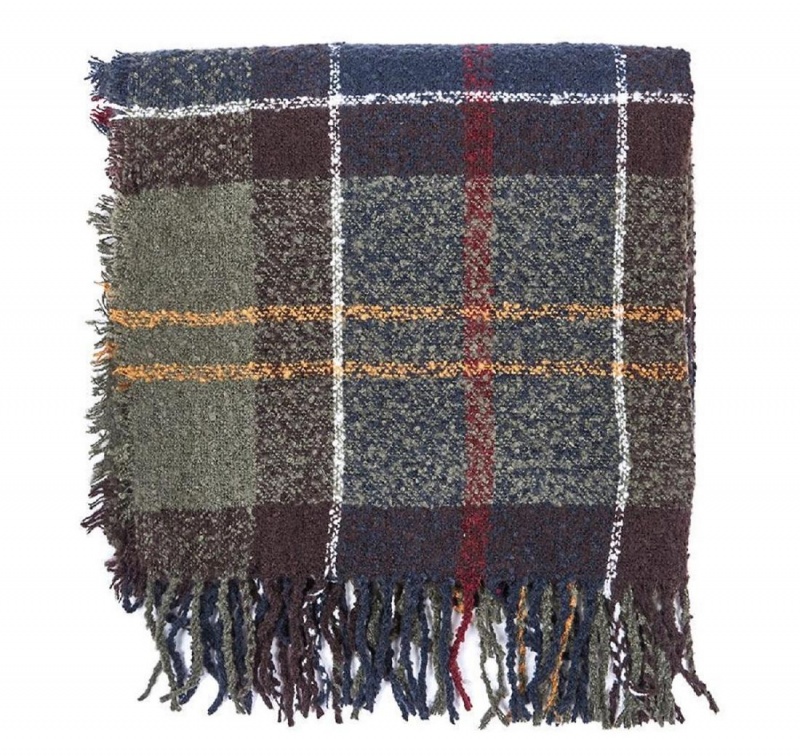 Echarpes Barbour Tartan Boucle Femme Multicolore | France_BAR91786