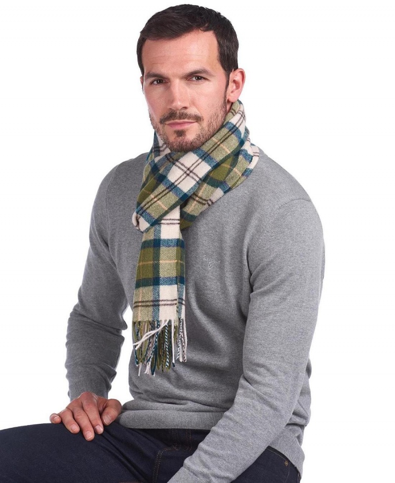 Echarpes Barbour Tartan Lambswool Homme Multicolore | France_BAR41969