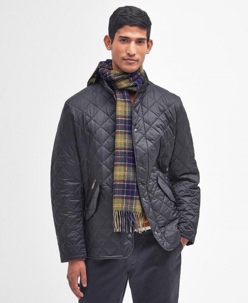 Echarpes Barbour Tartan Lambswool Homme Multicolore | France_BAR43569