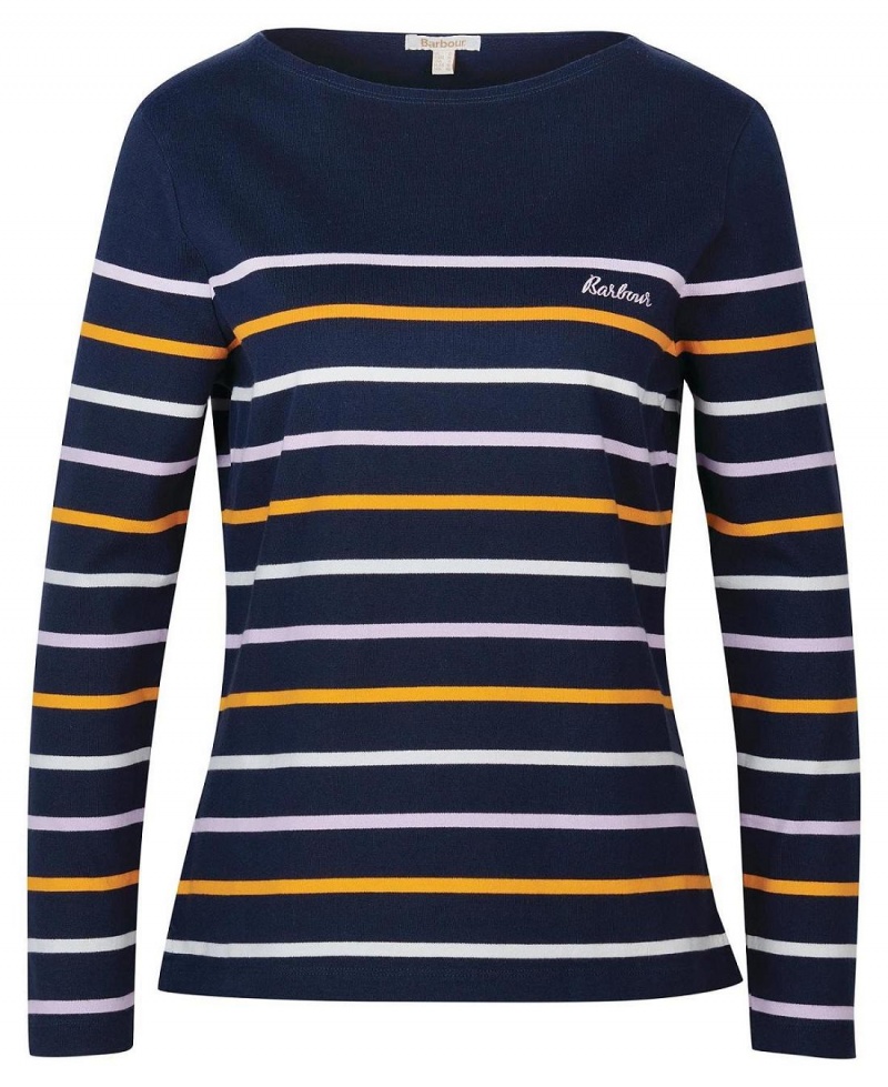 Hauts Barbour Barbour Hawkins Top Femme Stripes | France_BAR21774