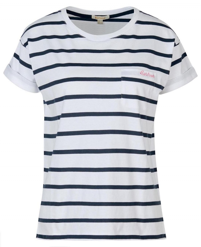 Hauts Barbour Barbour Otterburn Stripe T-Shirt Femme Stripes | France_BAR92312