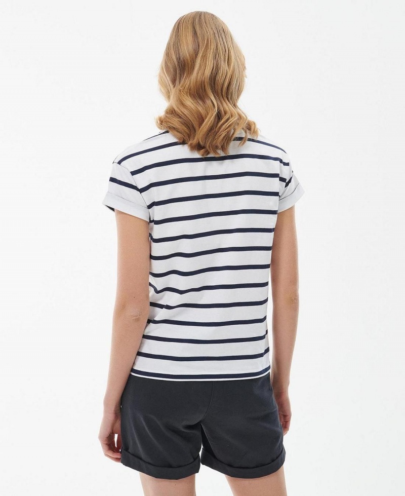 Hauts Barbour Barbour Otterburn Stripe T-Shirt Femme Stripes | France_BAR92312