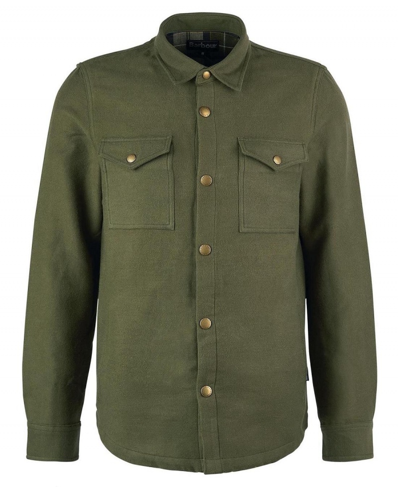 Hauts Barbour Carrbridge Overshirt Homme Vert | France_BAR77178