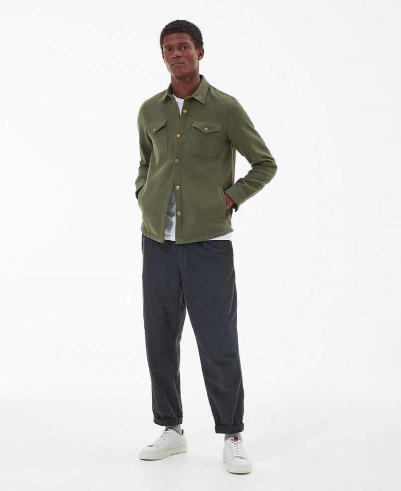 Hauts Barbour Carrbridge Overshirt Homme Vert | France_BAR77178