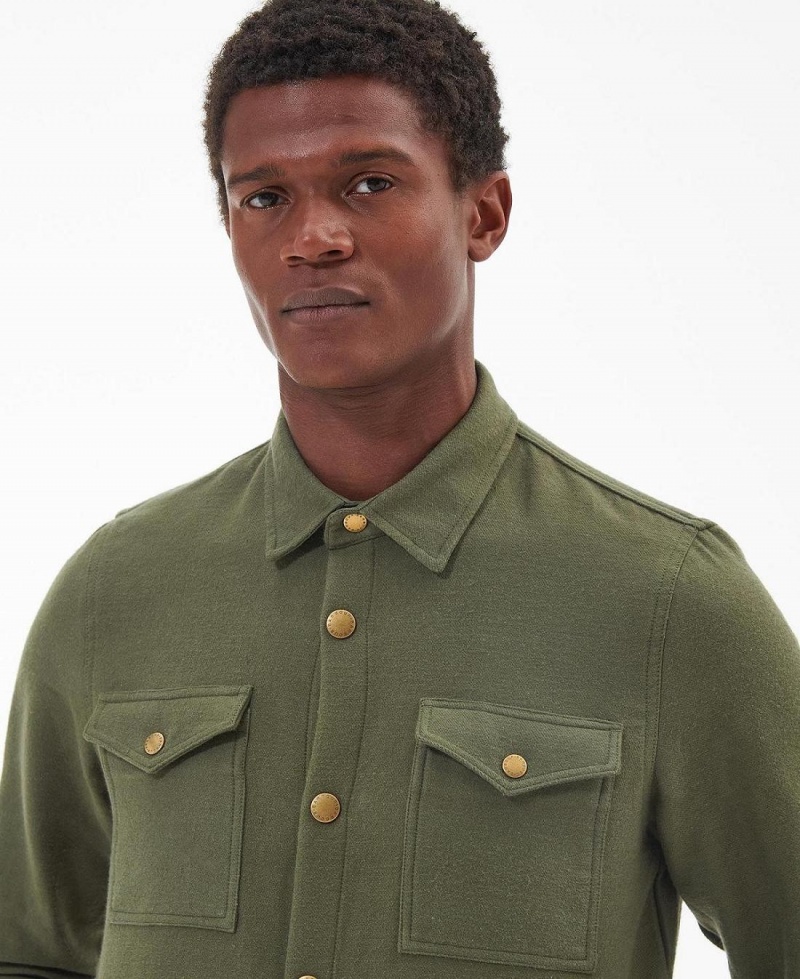 Hauts Barbour Carrbridge Overshirt Homme Vert | France_BAR77178