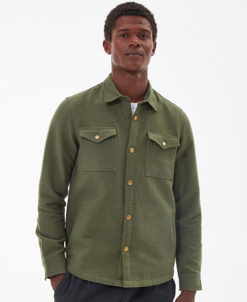 Hauts Barbour Carrbridge Overshirt Homme Vert | France_BAR77178