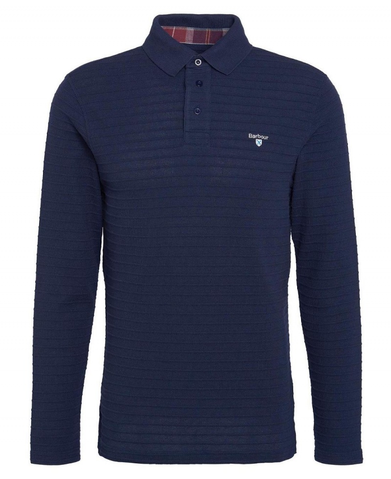 Hauts Barbour Cramlington Polo Shirt Homme Bleu Marine | France_BAR23544