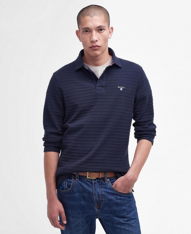 Hauts Barbour Cramlington Polo Shirt Homme Bleu Marine | France_BAR23544