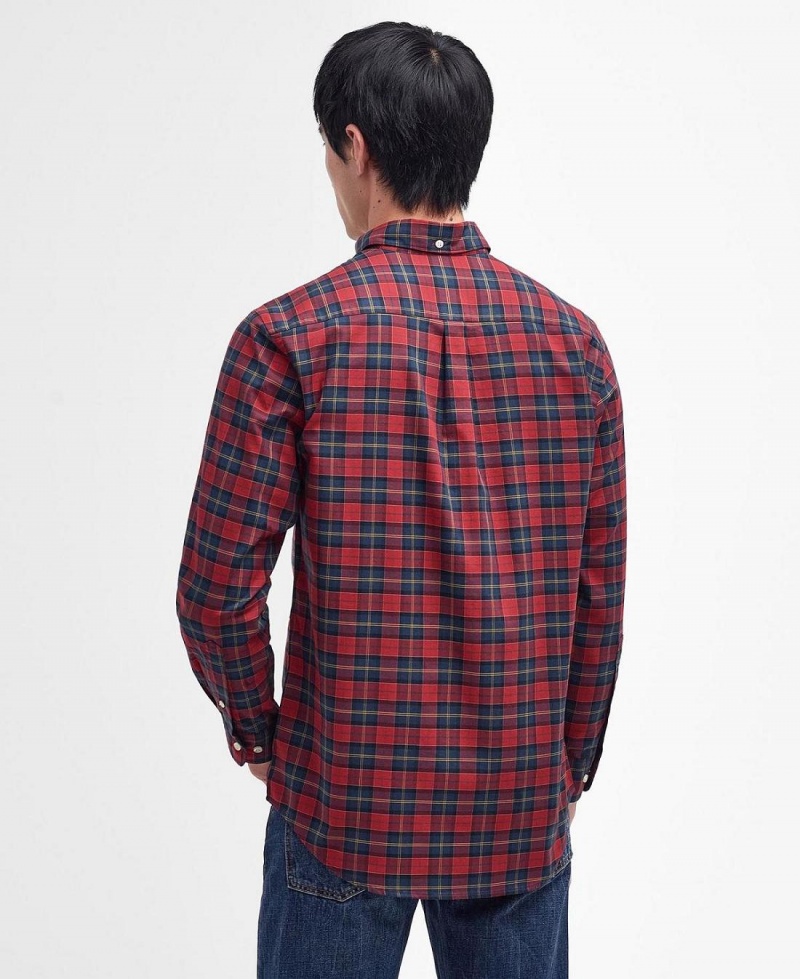 Hauts Barbour Dragon Tartan Shirt Homme Rouge | France_BAR13463