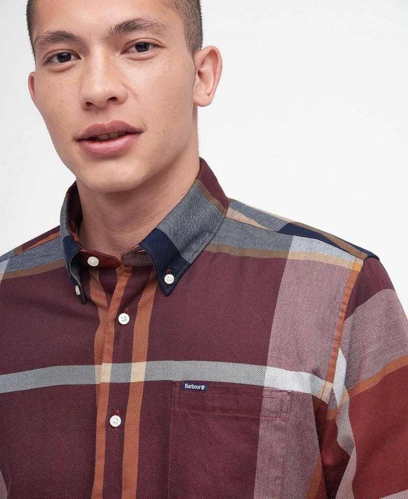 Hauts Barbour Dunoon Tailored Shirt Homme Marron | France_BAR31149