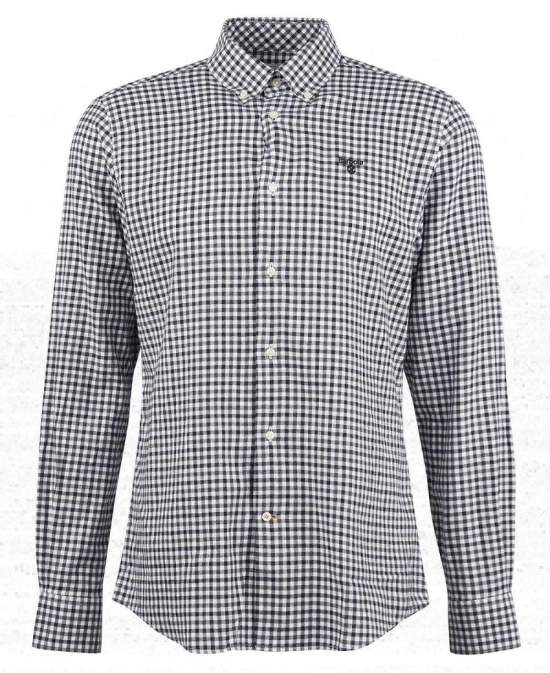 Hauts Barbour Finkle Tailored Fit Shirt Homme Grise | France_BAR14558