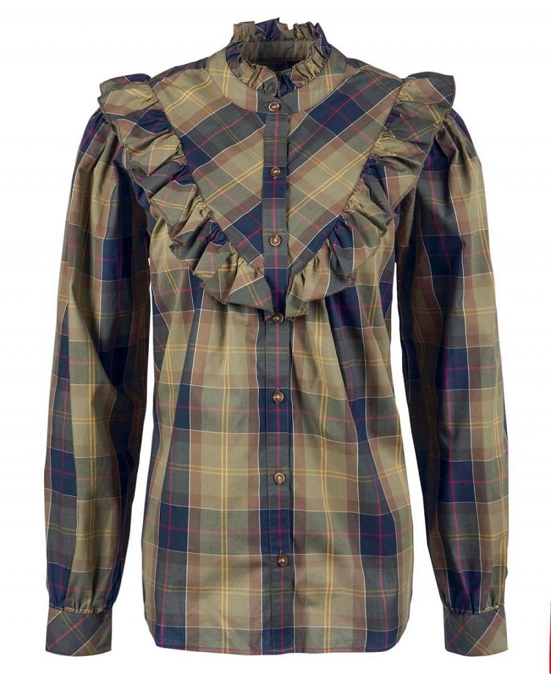 Hauts Barbour Holwick Shirt Femme Multicolore | France_BAR51904