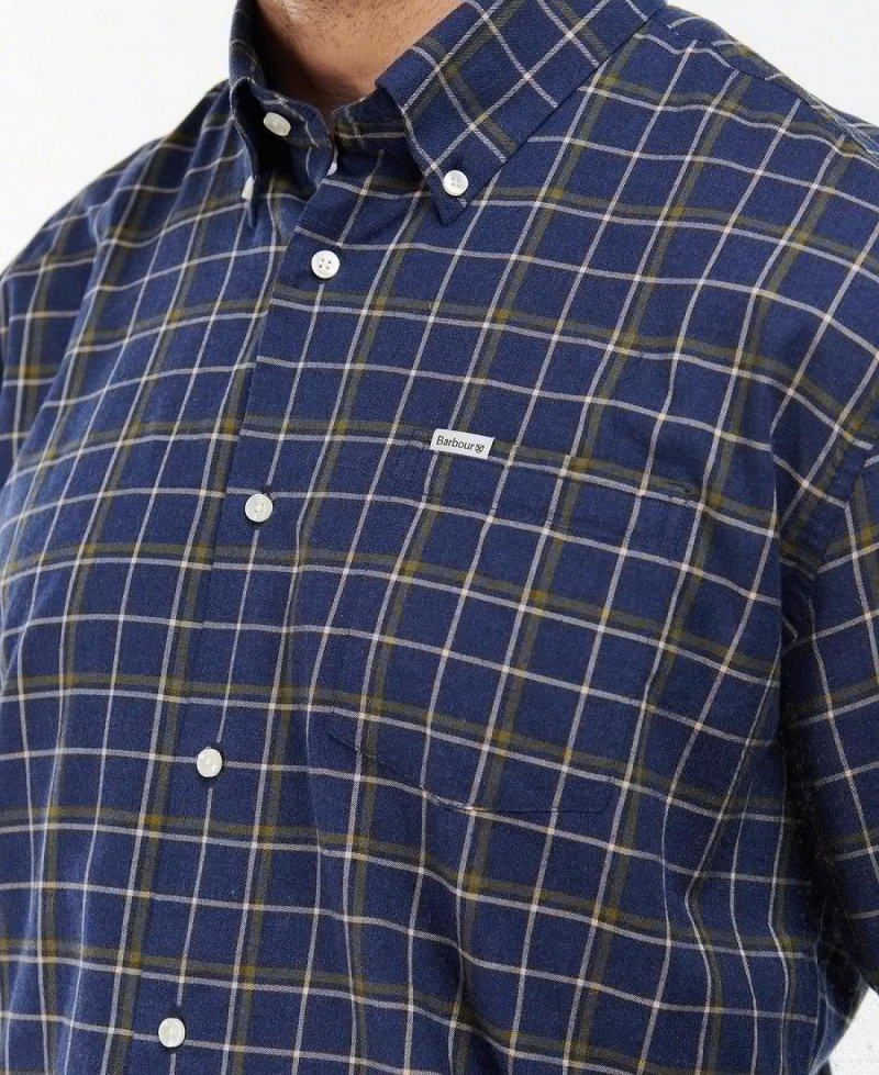 Hauts Barbour Pelton Shirt Homme Bleu Marine | France_BAR23527