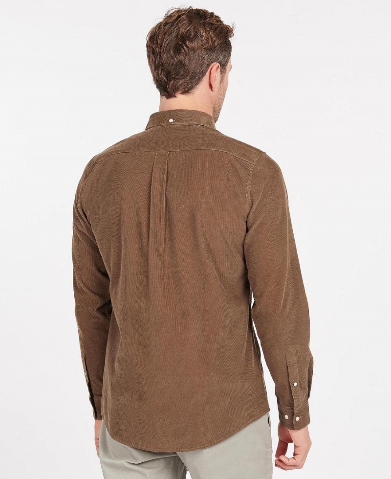 Hauts Barbour Ramsey Tailored Fit Shirt Homme Marron | France_BAR85086