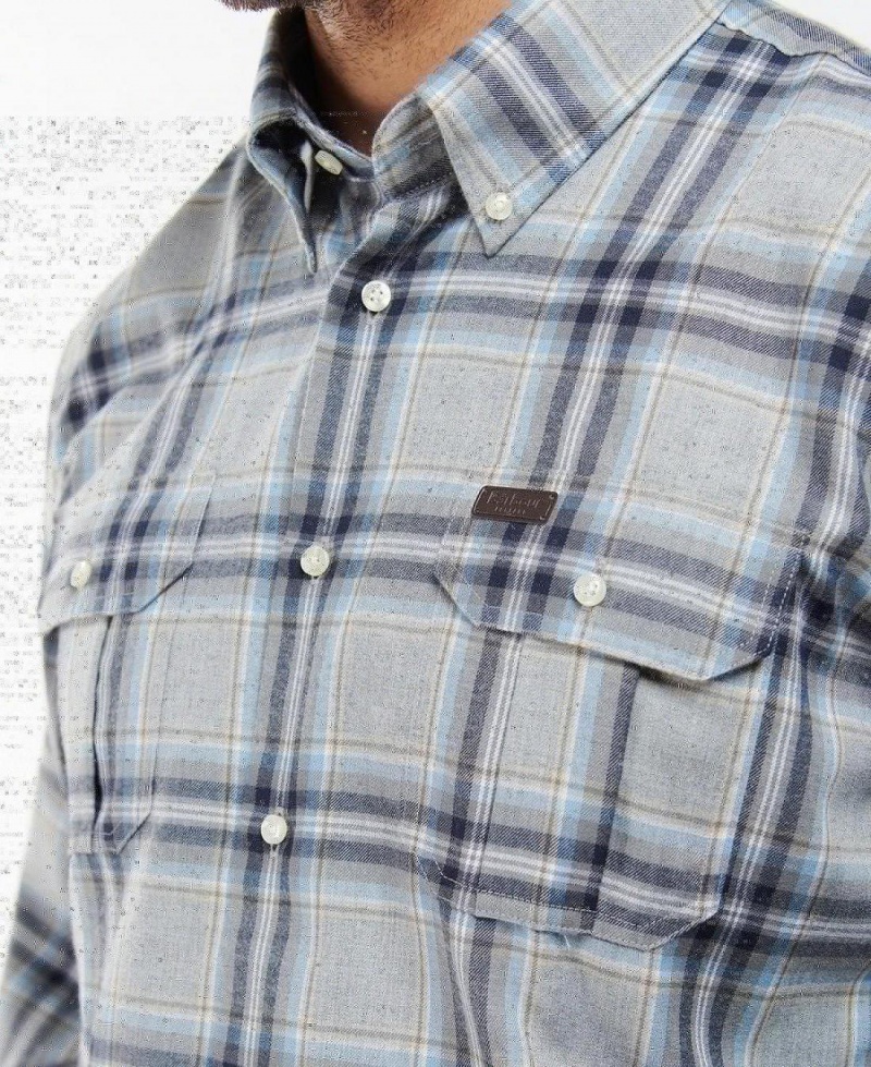 Hauts Barbour Singsby Thermo Weave Shirt Homme Multicolore | France_BAR95307