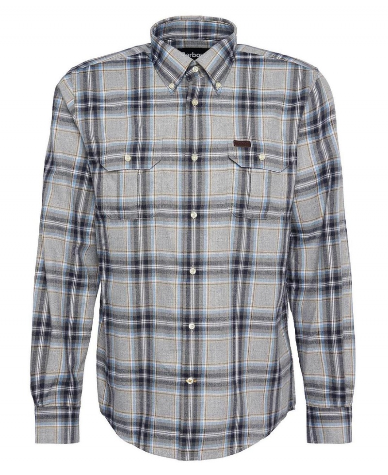 Hauts Barbour Singsby Thermo Weave Shirt Homme Multicolore | France_BAR95307