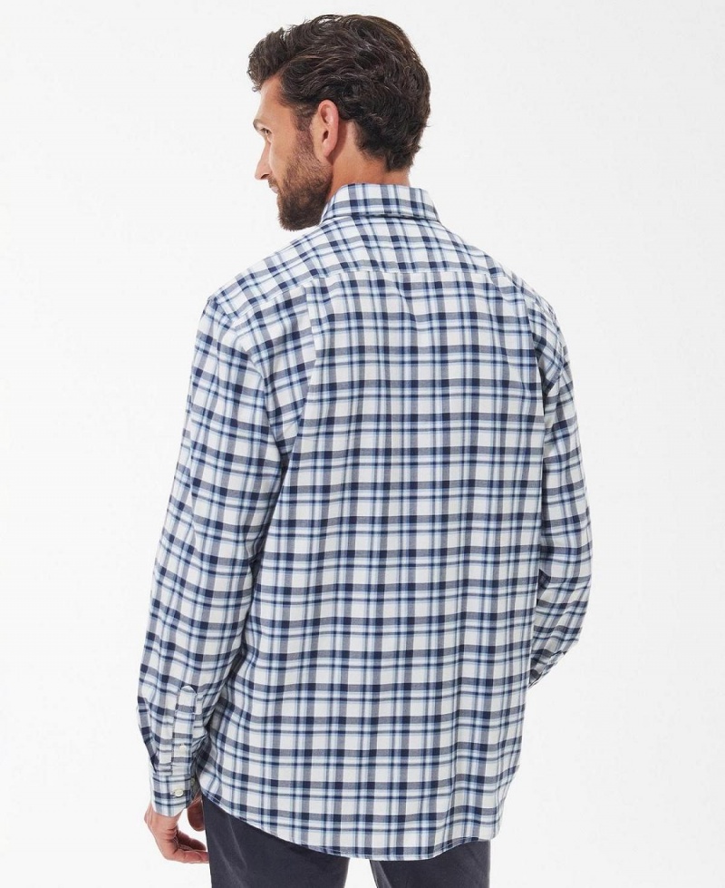 Hauts Barbour Turville Shirt Homme Bleu | France_BAR97500