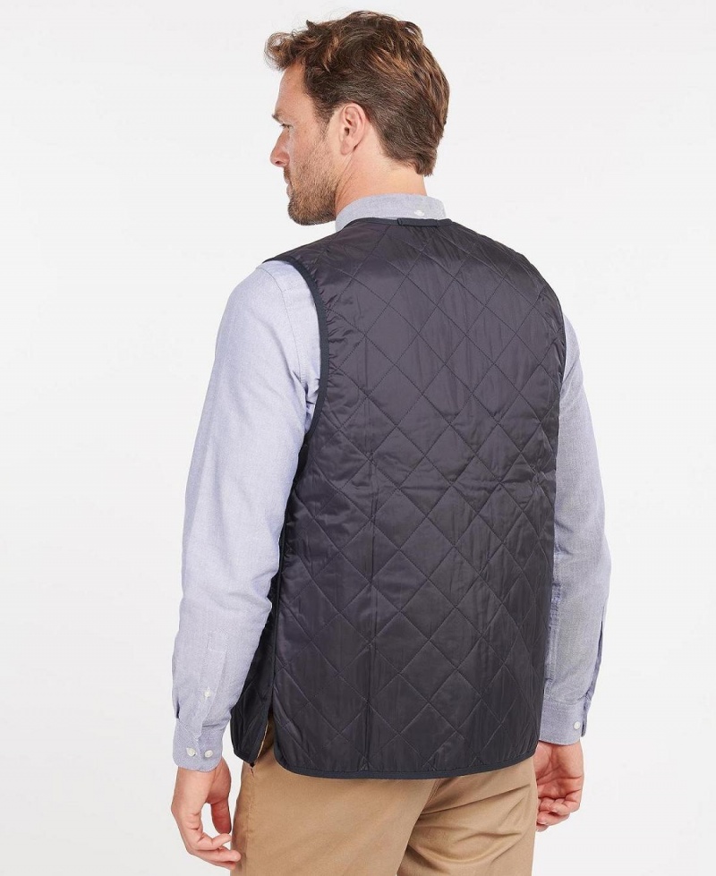 Liner / Hood Barbour Matelassé Waistcoat/Zip-In Liner Homme Bleu Marine | France_BAR77058