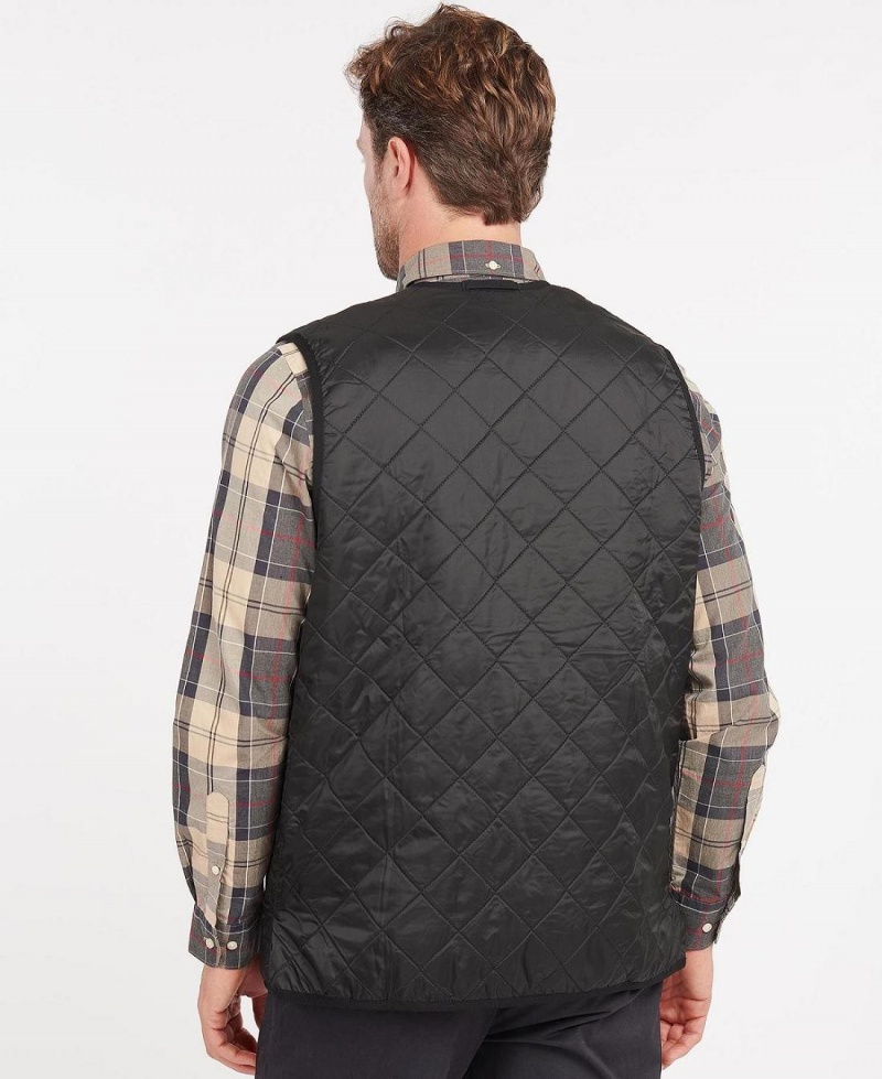 Liner / Hood Barbour Polarquilt Waistcoat/Zip-In Liner Homme Noir | France_BAR64714