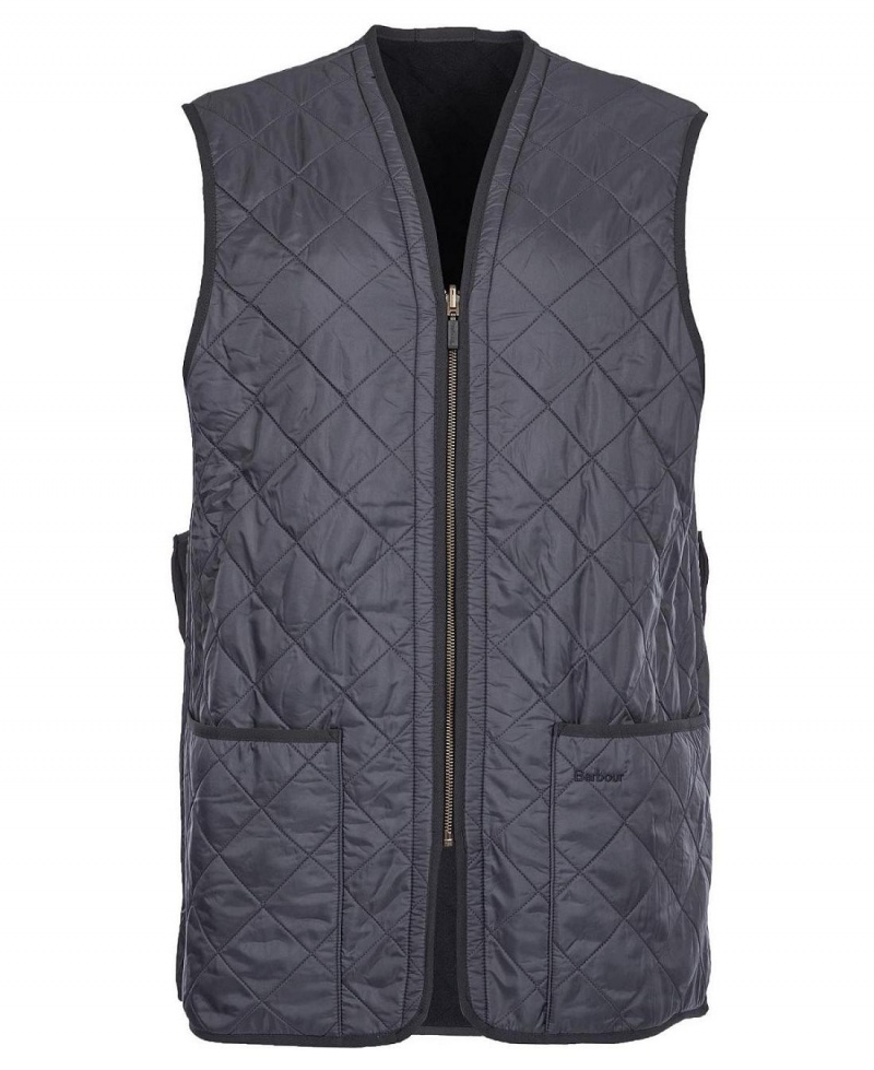 Liner / Hood Barbour Polarquilt Waistcoat/Zip-In Liner Homme Bleu Marine | France_BAR88778