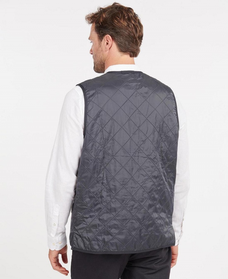 Liner / Hood Barbour Polarquilt Waistcoat/Zip-In Liner Homme Bleu Marine | France_BAR88778