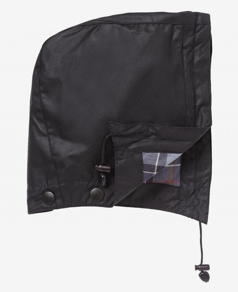 Liner / Hood Barbour Wax Coton Hood Homme Noir | France_BAR30583