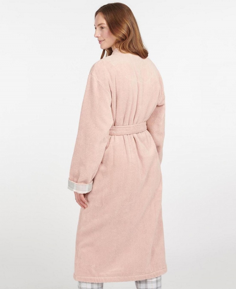 Loungewear Barbour Ada Dressing Gown Femme Rose | France_BAR27060