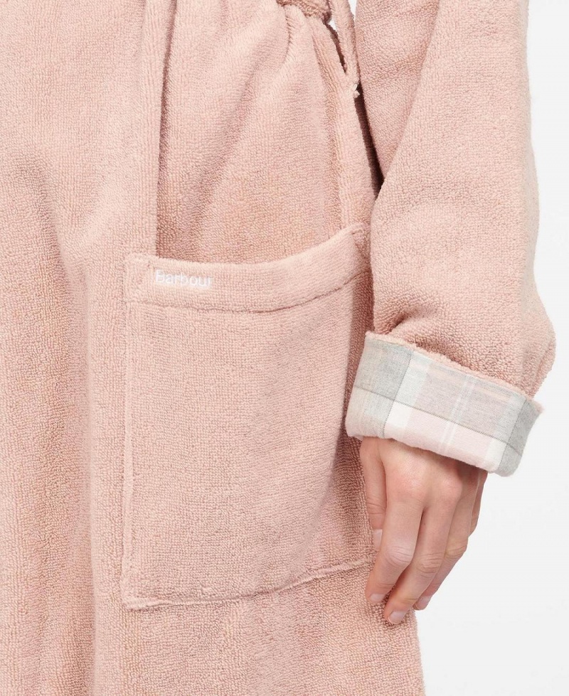 Loungewear Barbour Ada Dressing Gown Femme Rose | France_BAR27060