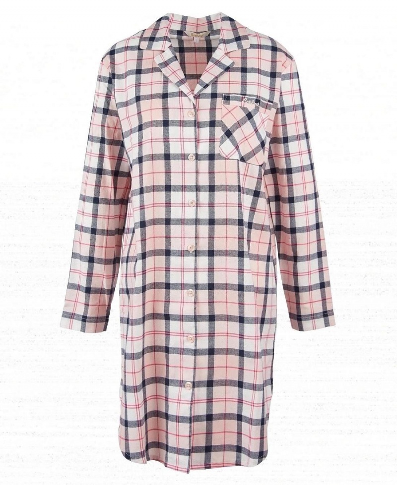 Loungewear Barbour Etta Nightshirt Femme Rose | France_BAR86684