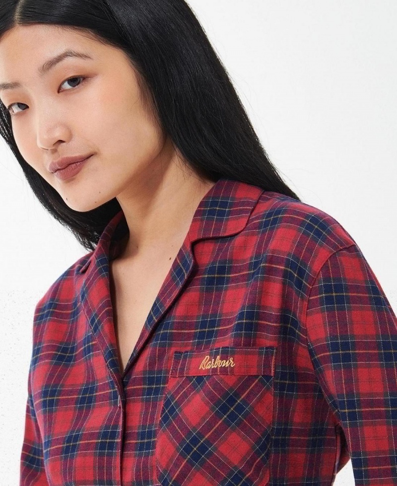 Loungewear Barbour Etta Nightshirt Femme Rouge | France_BAR90242