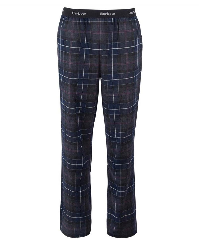 Loungewear Barbour Glenn Tartan Pyjama Trousers Homme Bleu Marine | France_BAR13476