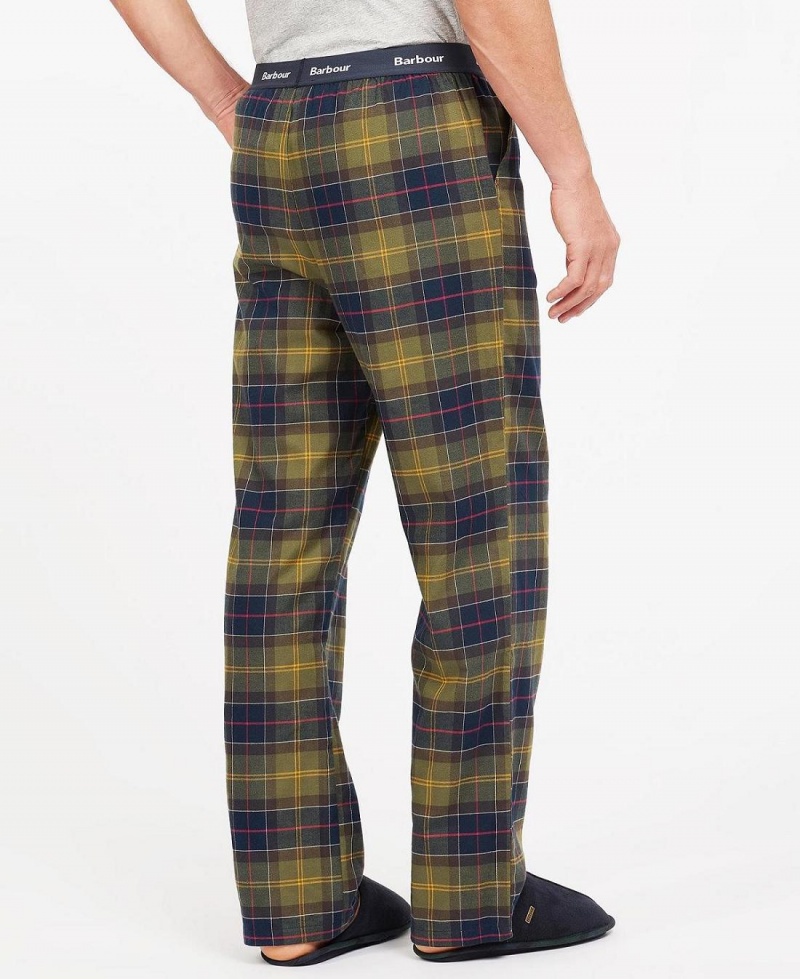 Loungewear Barbour Glenn Tartan Pyjama Trousers Homme Jaune | France_BAR42512