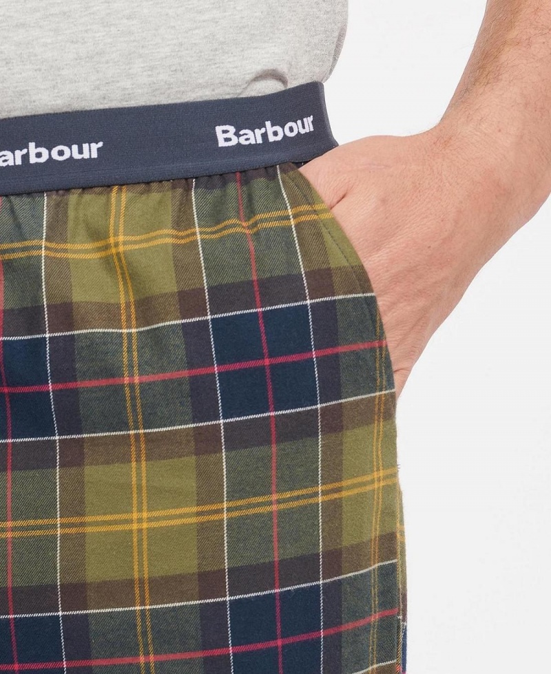 Loungewear Barbour Glenn Tartan Pyjama Trousers Homme Jaune | France_BAR42512