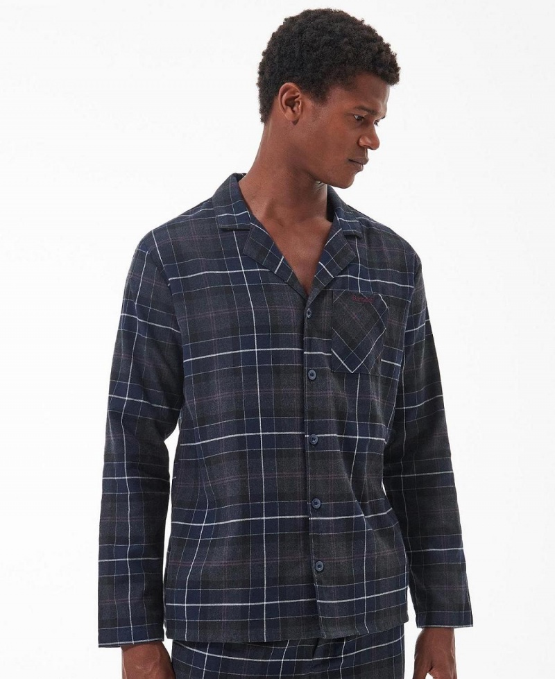 Loungewear Barbour Laith Tartan Pyjama Set Homme Noir | France_BAR36190