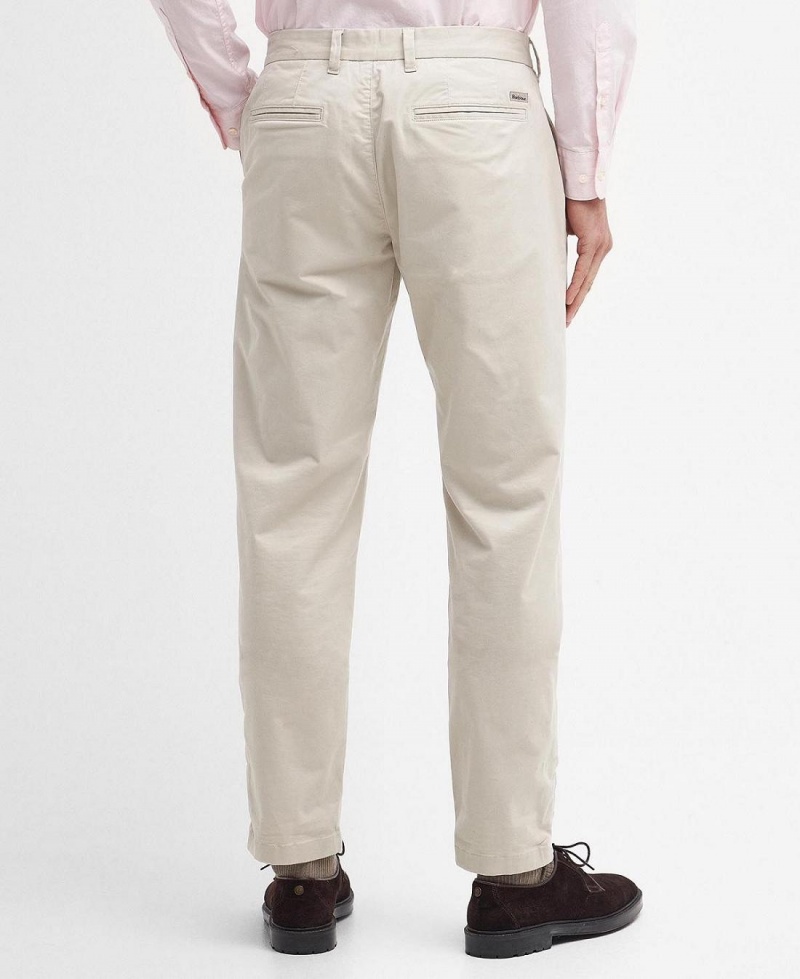 Pantalon Barbour Neuston Essential Chinos Homme Grise | France_BAR84427