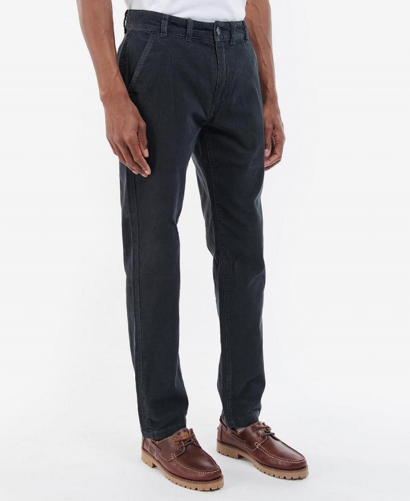 Pantalon Barbour Neuston Stretch-Cord Trousers Homme Bleu | France_BAR37472