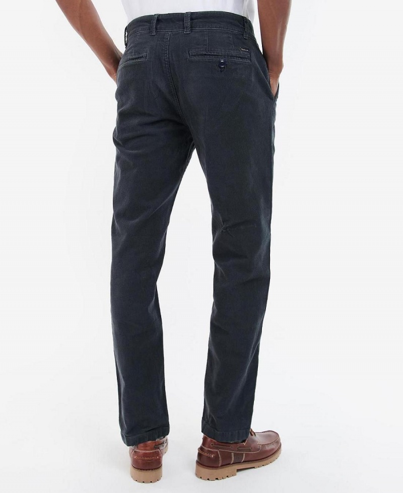 Pantalon Barbour Neuston Stretch-Cord Trousers Homme Bleu | France_BAR37472