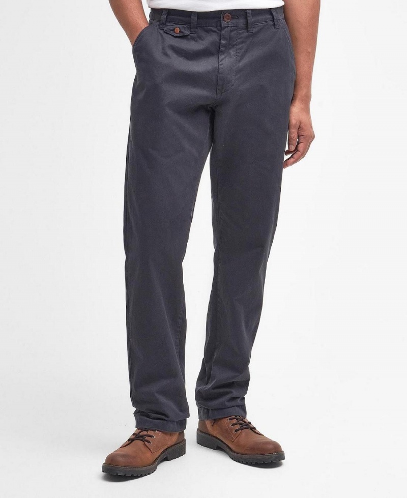 Pantalon Barbour Neuston Twill Chinos Homme Bleu Marine | France_BAR48937